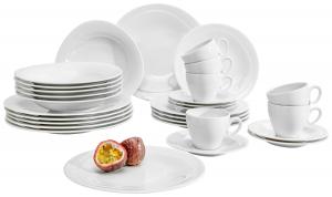Комбинированный сервиз трио 30 предметов  Seltmann Weiden, белый