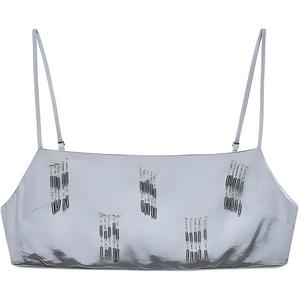 Безрукавка женская серая ZARA