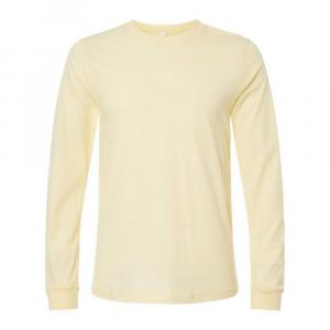 Футболка Bella + Canvas Heather из ПВХ с длинными рукавами Bella+Canvas, цвет Heather French Vanilla