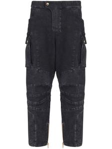 Balmain джинсы карго, черный