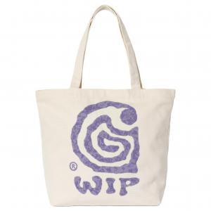 Carhartt WIP Хлопковая сумка-шопер Плечевая сумка Женская бежевая, Beige