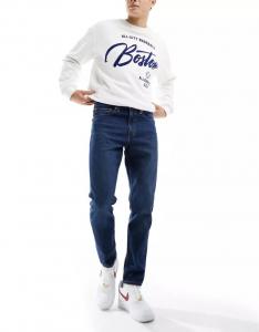 Джинсы узкого кроя Levi's 515 темно-синего цвета