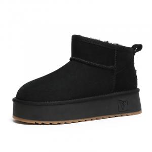 O.L Женские зимние сапоги черные, цвет Black