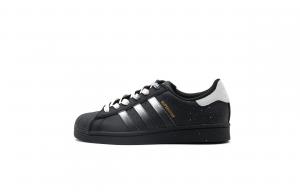 Adidas Originals SUPERSTAR противоскользящие, износостойкие, низкие кроссовки для скейтбординга, унисекс, черные