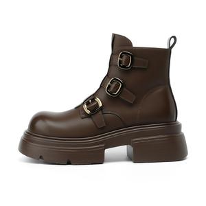 JOSINY Ботильоны женские коричневые 6,5 см