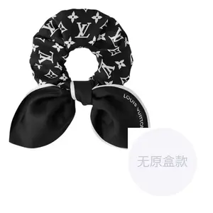 LOUIS VUITTON Женские шелковые резинки для волос Mulberry Black