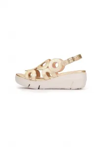 Сандалии на танкетке flynn Wonders, Metalizados