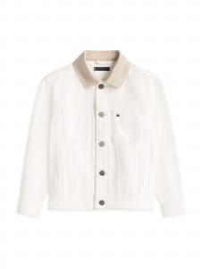 TOMMY HILFIGER Куртка межсезонная 'Heritage' в белом цвете