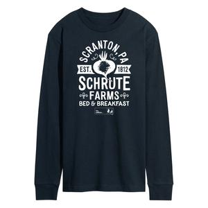 Мужская футболка с длинными рукавами The Office Schrute Farms Licensed Character
