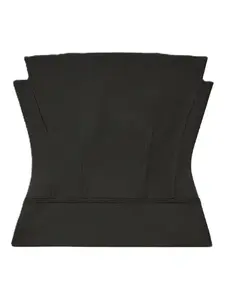 Бюстье без бретелек с панелями Another Tomorrow, черный