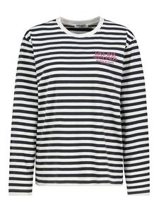 Sublevel Футболка с длинными рукавами черно-белого цвета