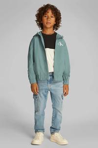 Детская куртка Calvin Klein Jeans, бирюзовый