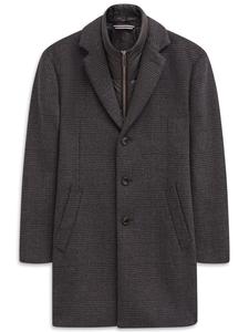 Пальто с воротником-лацканами в цвете 280-темно-серый Bugatti