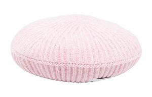 GANNI Шапка с логотипом на нашивке, Pink