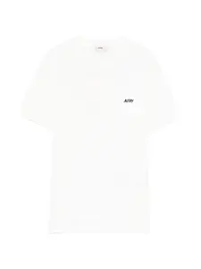 Футболка с вышитым логотипом Autry, белый