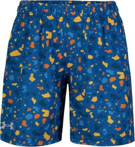 Детские шорты Under Armour Prototype, эластичный пояс, мягкие и удобные., Photon Blue/Orange