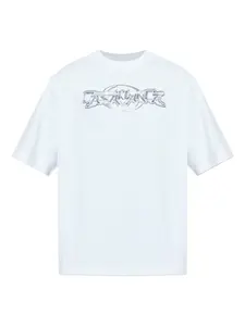 Футболка с логотипом Casablanca, белый