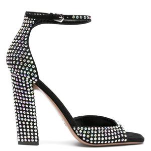 Париж Техас Холли Грейс Сандалии с иридисцентным эффектом Paris Texas, черный