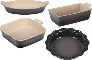 Набор посуды для выпечки Le Creuset Stoneware, 4 предмета, серый