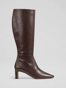 Кожаные ботинки до колена Margarite L.K.Bennett, Chocolate