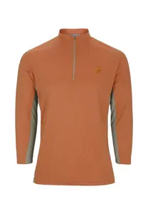 Рубашка AHORN SPORTSWEAR с длинными рукавами и небольшим воротником-стойкой, цвет Orange