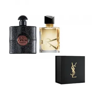 SAINT LAURENT Набор миниатюрных духов eau de parfum black ao piao tea 7,5 мл + reverse paris 7,5 мл + free water 7,5 мл