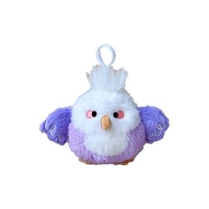 Милый и очаровательный плюшевый кулон Dopamine Milkball Bird высотой 10см/18см PUDOWRABBIT, фиолетовый