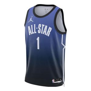 Футболка x nba all star 23 свитер swingman Air Jordan, синий