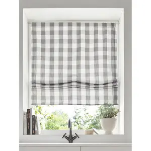 Шелковая штора с продевкой для штанги Heine Home, серо-белый