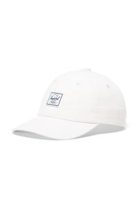 Хлопковая кепка с козырьком Herschel, серый