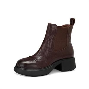 JESSICA SOPHIA Женские короткие челси 5 см тёмно-коричневые, цвет Dark Brown