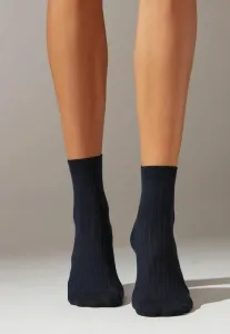 Носки в рубчик Calzedonia, Blue