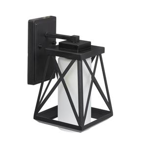 Наружная лампа Relaxdays, 17,5x32x22 см, черный