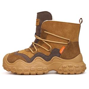 Короткие зимние сапоги для женщин Joy&Mario, коричневый