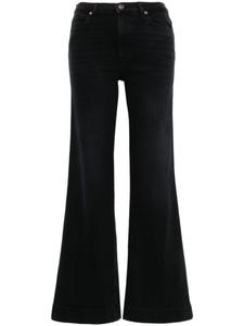 7 For All Mankind современные расклешенные джинсы Dojo с высокой посадкой, синий