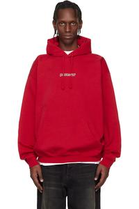 Толстовка с надписью «Порнозвезда» Vetements, красный