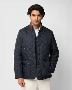 Мужская куртка-хаски с воротником в стиле пиджака Pertegaz, темно-синий