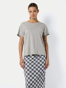 Футболка стандартного кроя Noisy May, серый