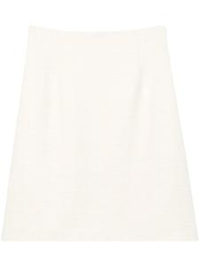 St. John твидовая юбка, белый