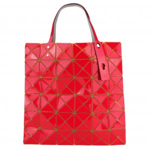 ISSEY MIYAKE Женская сумочка через плечо из ПВХ красного и кораллово-розового цветов