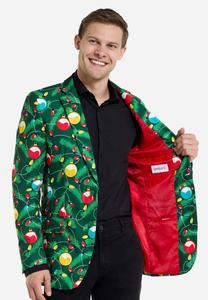 Пиджак-блейзер XMAS OppoSuits, зеленый