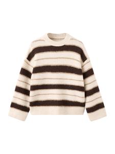 MANGO Свитер 'NUEVAYOL' в бежевом цвете