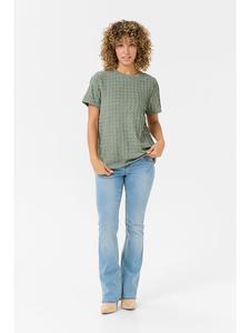 Футболка Ясси зеленого цвета Cream