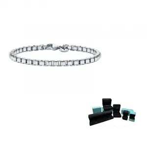 TIFFANY & CO. Браслет из стерлингового серебра 925 пробы Venetian Link Series унисекс серебристый