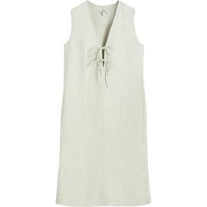 COS Женское зеленое платье без рукавов