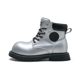 Ancient finches Серебряные короткие ботинки мартина унисекс, цвет Silver