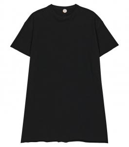 Платье-футболка из хлопка Tallulah The Row Kids, черный
