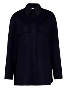 Шерстяная рубашка STELLA MCCARTNEY, синий