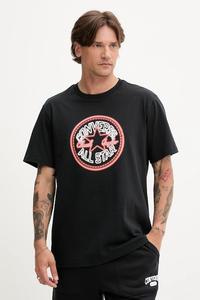 Хлопковая футболка Converse, черный