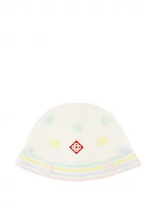 Декорированная шляпа в технике кроше Casablanca, белый